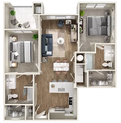 Floor plan B1A