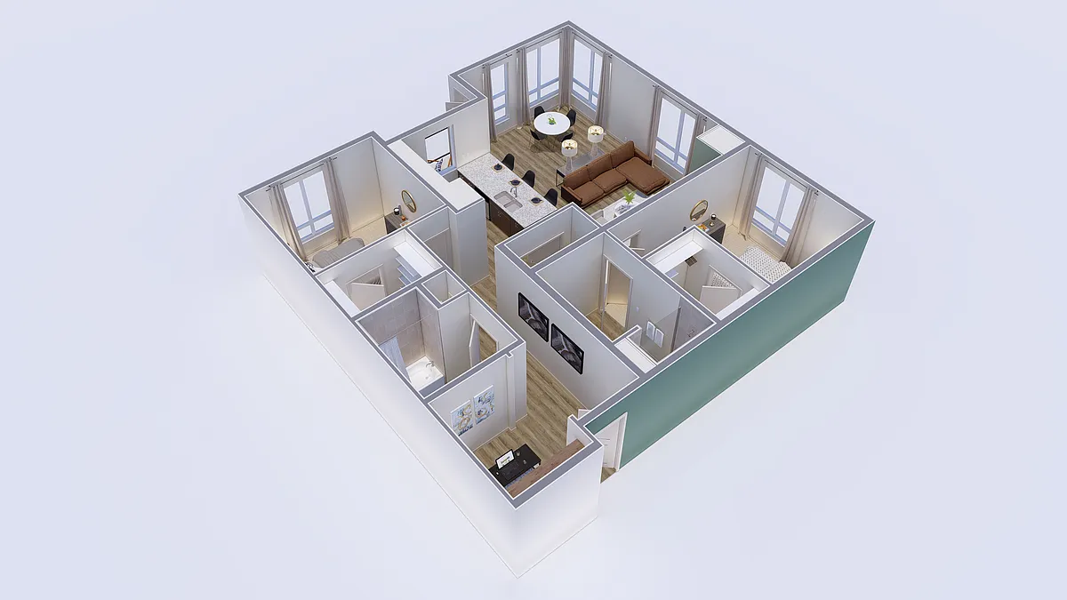 Floor plan Louis C8
