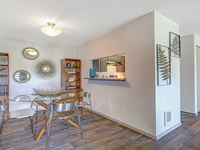 Beautifully redesigned home with wood-plank style flooring throughout