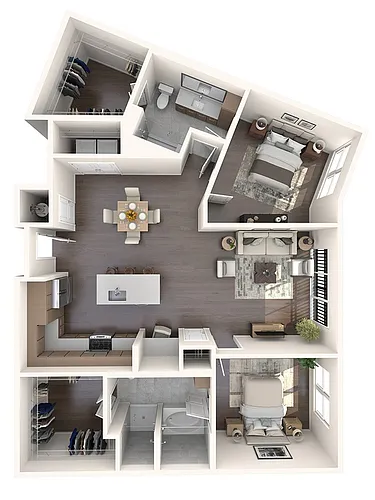 Floor plan Q