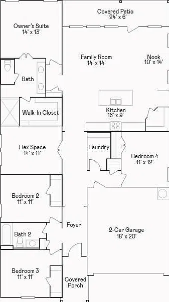 4 bed, 2.0 bath, 2121 sqft, $2,600 — Photo 2