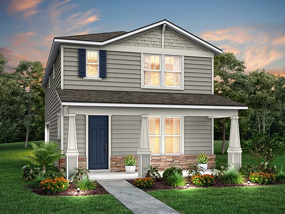 Craftsman with Stone Elevation C2 with Stone