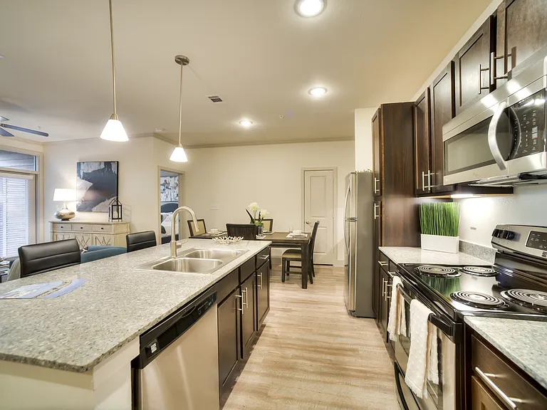 Spacious kitchen with plenty of cabinet space