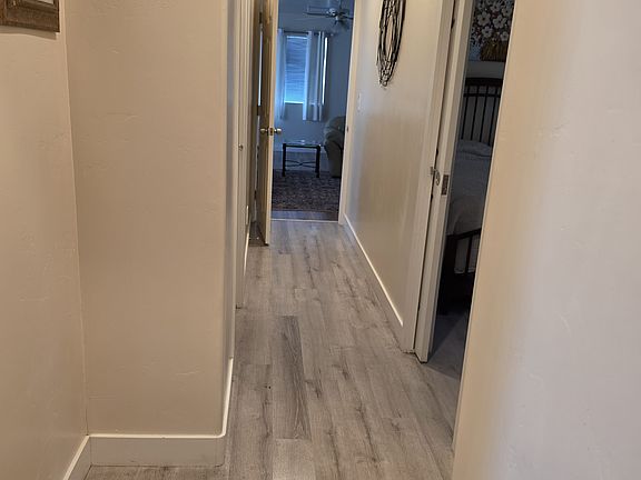 Main hallway to bedrooms and large family rooms.