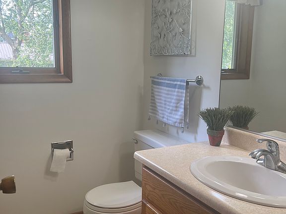 First floor half bath.