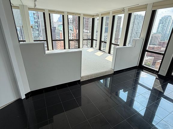 Vaulted Living area.
