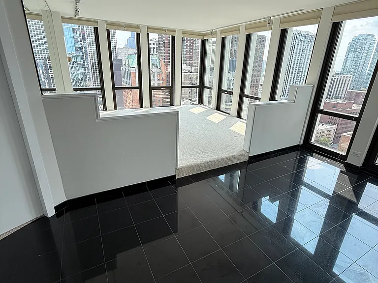 Vaulted Living area.