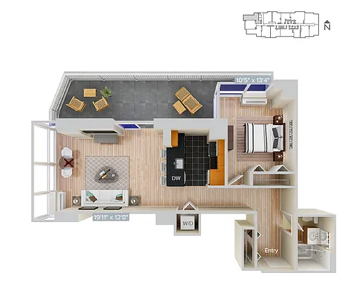 Floor plan Furnished-f-A5-828