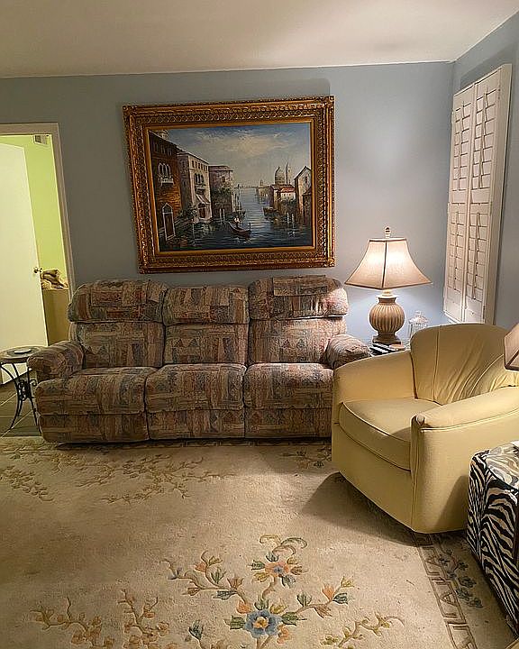 Living room from front door
