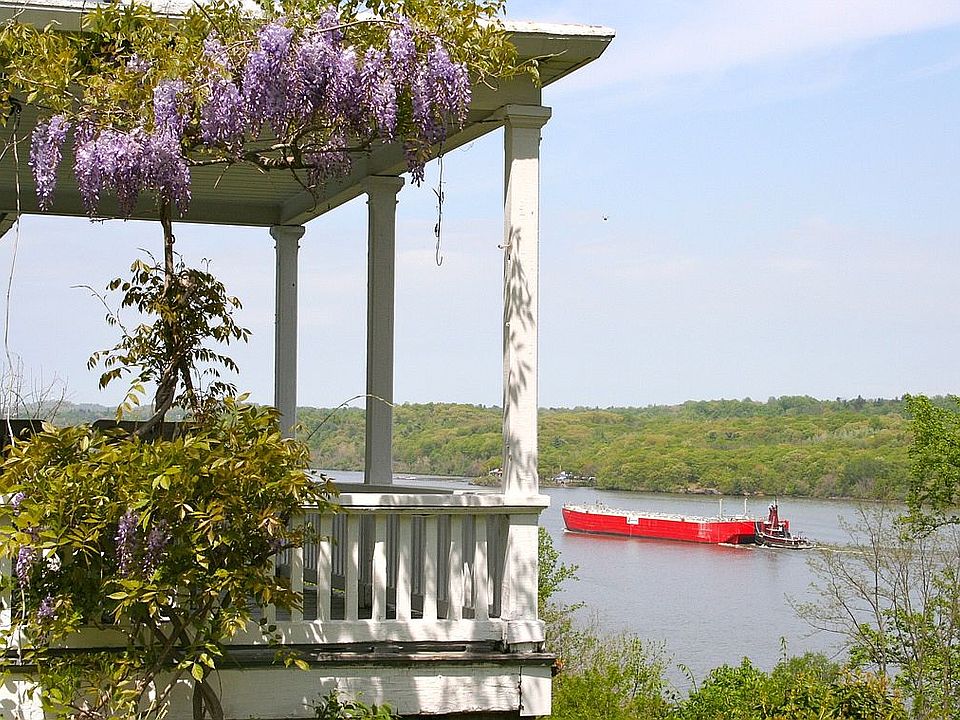 HUDSON RIVER from porch