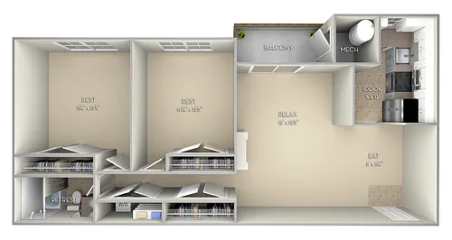 Floor plan The Burke