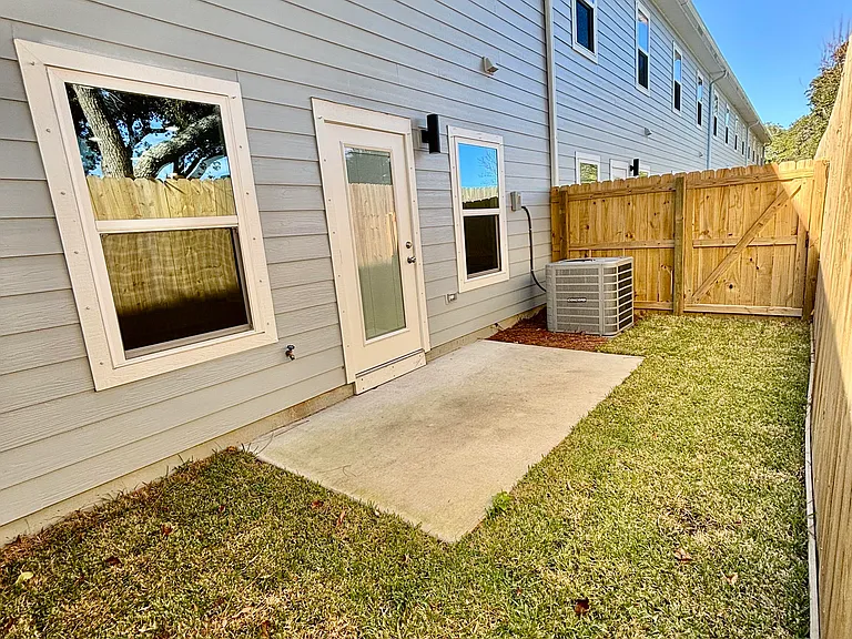 Private back yard