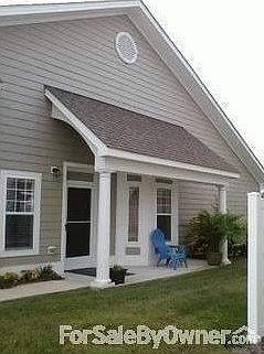 Side View : Side entrance with patio area