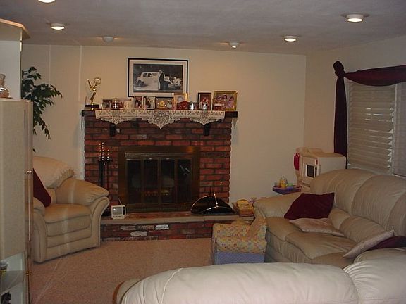 Den with Fireplace