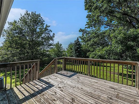 Back deck outside of kitchen/dining