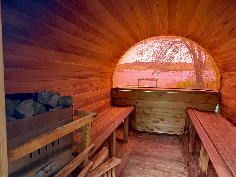 Sauna with Lakeview