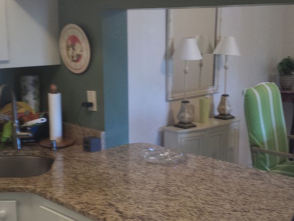 Kitchen with granite counter