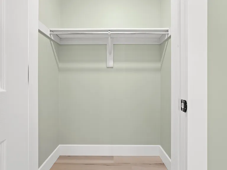 Even the walk-in closets have the ambient mood lighting!