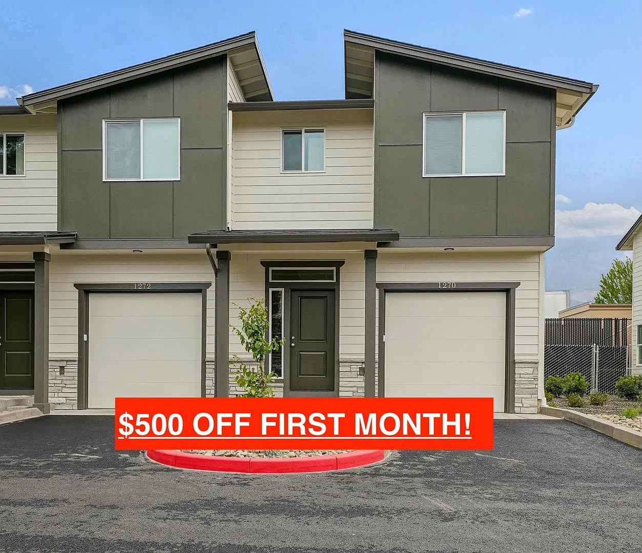 Brand New - Modern 3-Bedroom Townhomes with A/C, Attached Garage & Private Patio! — Photo 1