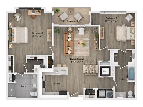 Floor plan B8