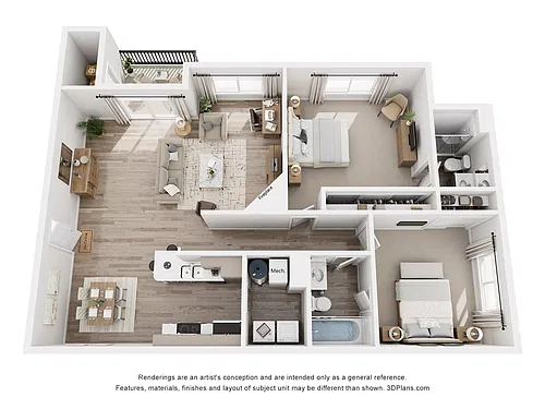 Floor plan 2B2B FP R