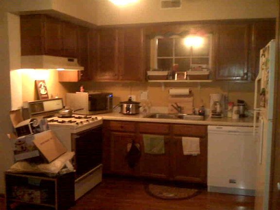 Large bright kitchen