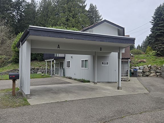One generous sized, lit & marked carport parking spot. additional off street parking for 1 vehicle. No rv's or trailers. (max two vehicles).