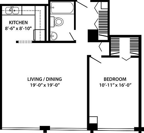 2nd image of 4343 N Clarendon Ave APT 1605