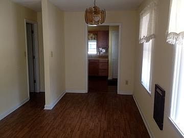 only bathroom behind the wall on left.  living room into kit