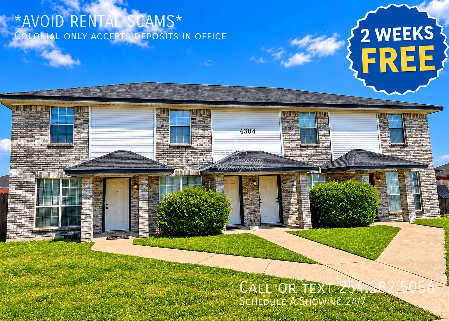 2 bed, 1.5 bath, 1037 sqft, $745 — Photo 1