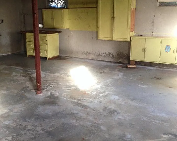 Basement work area