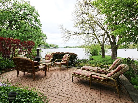 Brick Patio with Lake views