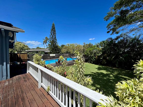Nice deck, yard, and pool!