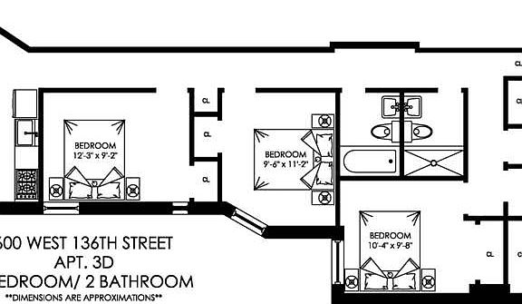 2nd image of 600 W 136th St APT 3D