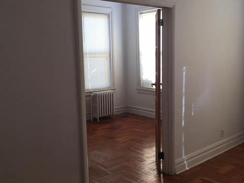 view into bedroom from Living room