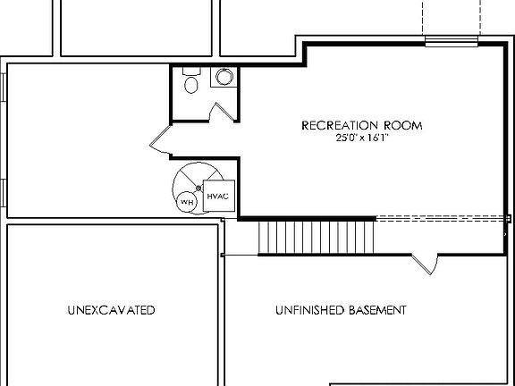floor plan lower level