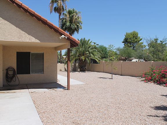 Rear Patio and Side yard