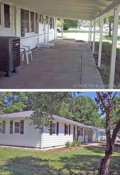 Covered patio in Back