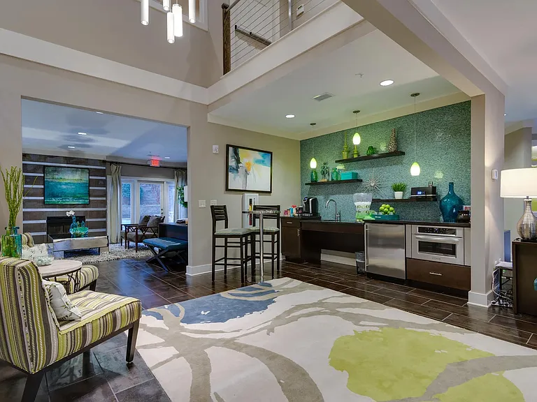Relax in the property's modern, luxury clubhouse