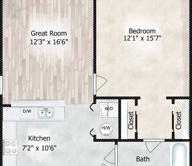 The Balance Floorplan Diagram