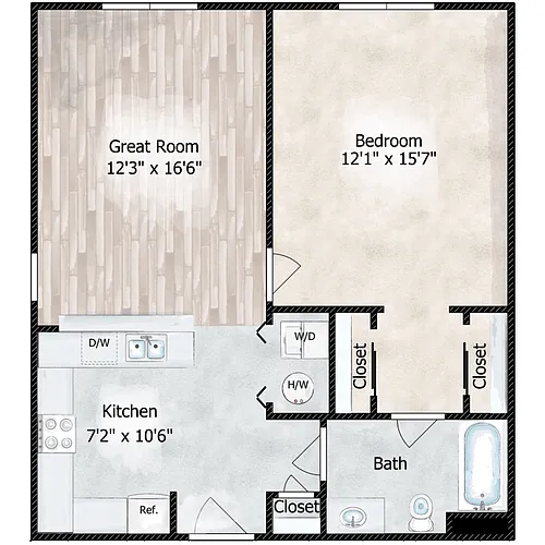 Floor plan The Balance