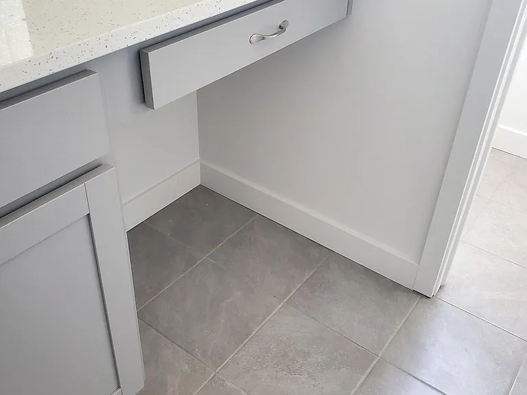 Master bathroom vanity area