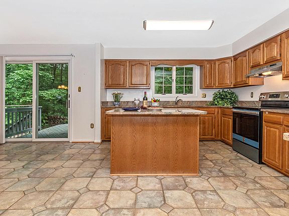 Deck off kitchen