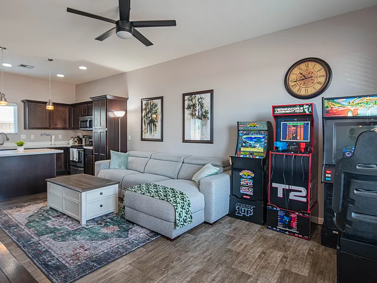 Open kitchen to the living room