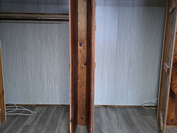 Living room closets.