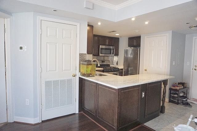 Kitchen (view from living/dining area)