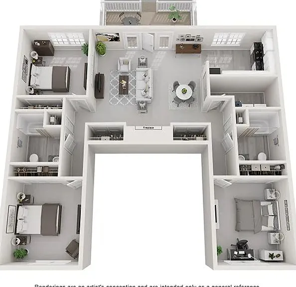 A 3D rendering of The Premier