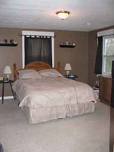 Two large bedrooms upstairs with spacious closets.