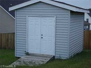 Huge ramped shed for storage