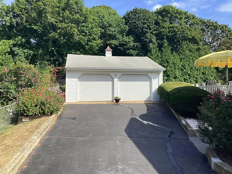 One garage bay available for a car or storage